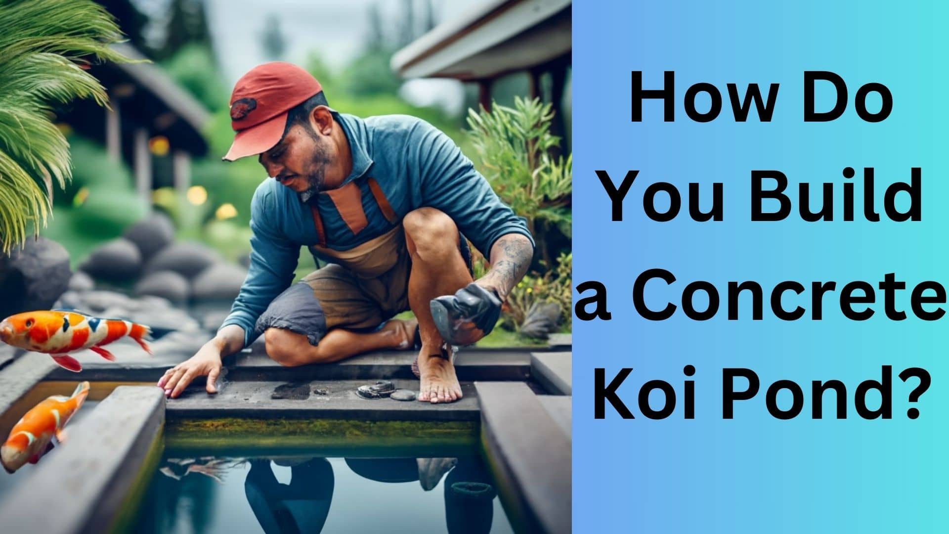 How Do You Build a Concrete Koi Pond? Koi Seller